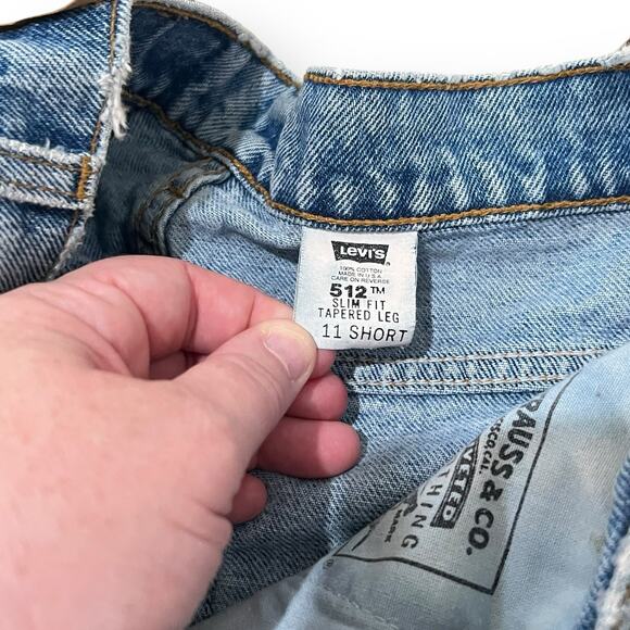 Vintage Levis Jeans Womens 11 Short Med Wash 512 Slim Fit Tapered 90s 28x28 - Picture 4 of 13